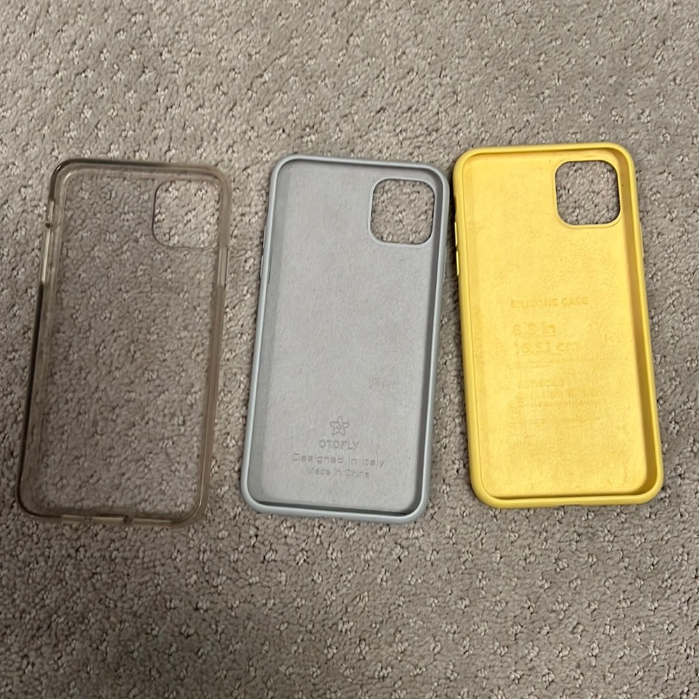 3 x iphone 11 pro max phone cases
